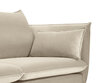 Sofa Micadoni Home Agate 3S, smėlio spalvos цена и информация | Sofos | pigu.lt