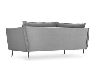 Sofa Micadoni Home Agate 3S, šviesiai pilka kaina ir informacija | Sofos | pigu.lt