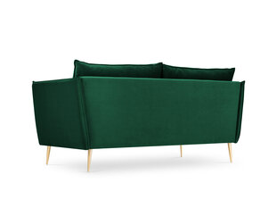 Sofa Micadoni Home Agate 2S, žalios/auksinės spalvos kaina ir informacija | Sofos | pigu.lt