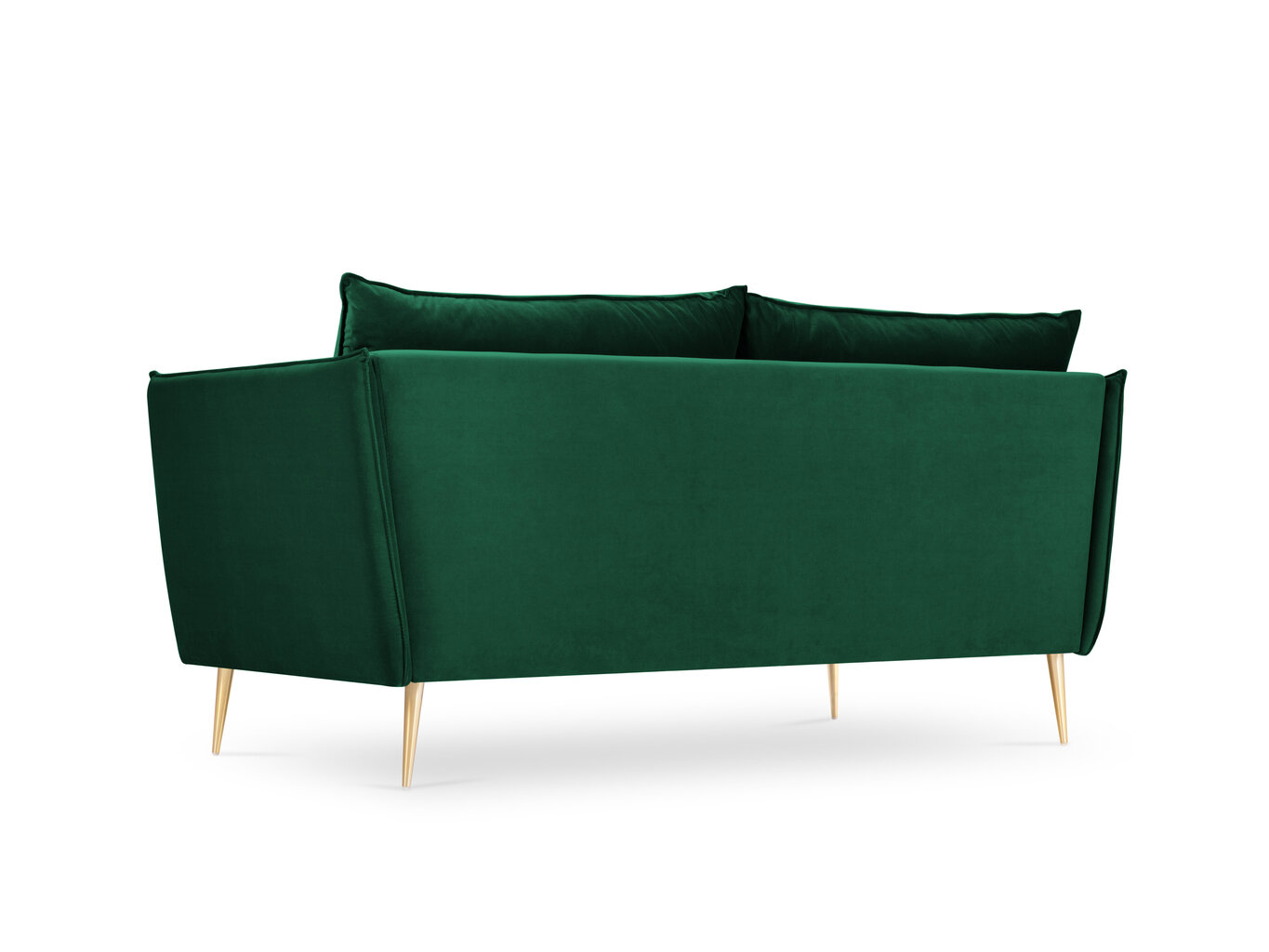 Sofa Micadoni Home Agate 2S, žalios/auksinės spalvos цена и информация | Sofos | pigu.lt