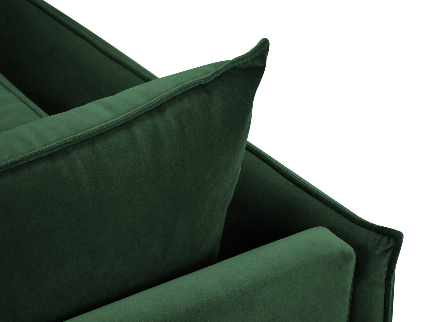 Sofa Micadoni Home Agate 2S, žalios/auksinės spalvos цена и информация | Sofos | pigu.lt