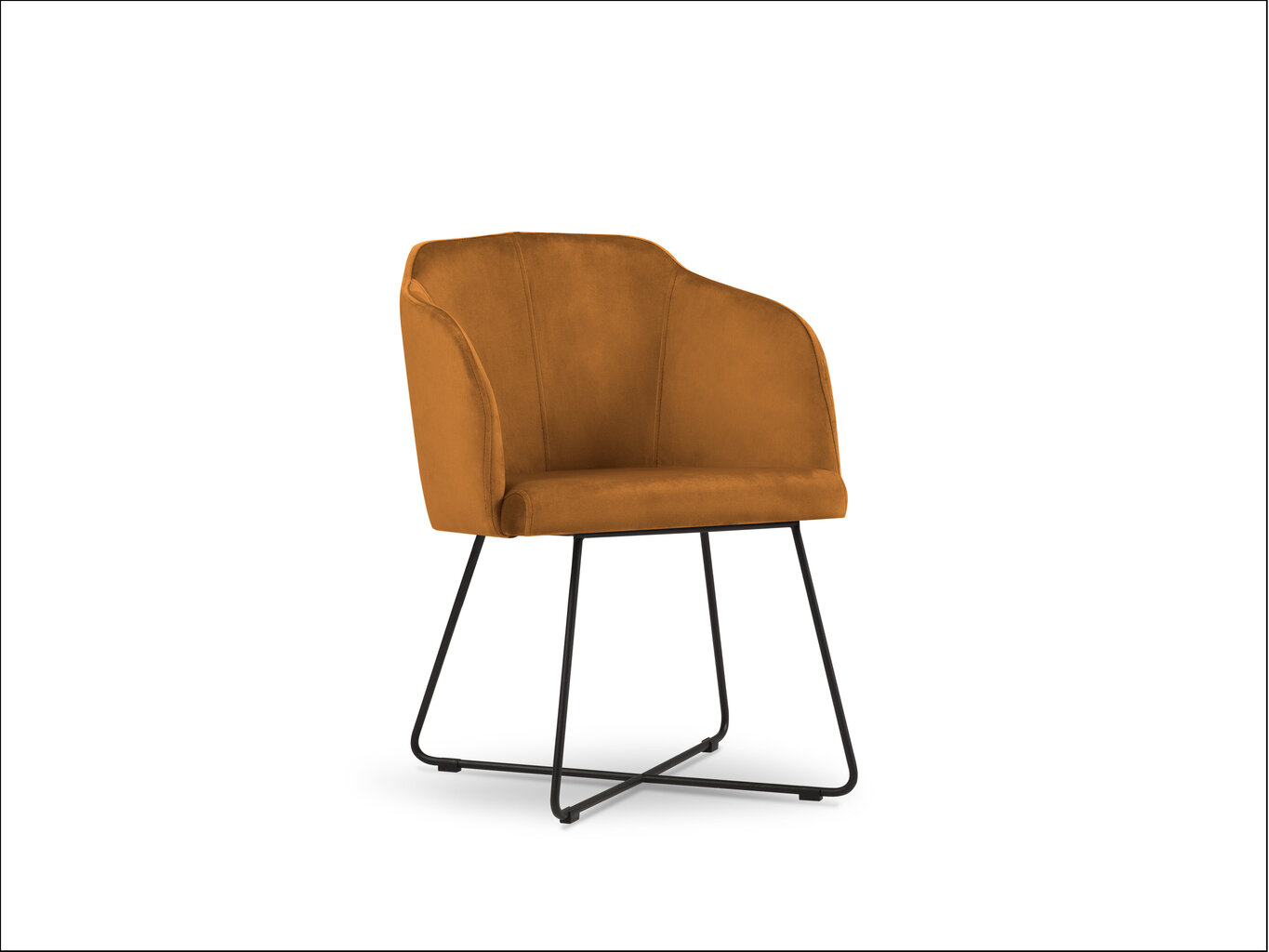 Kėdė Micadoni Home Neo, oranžinė kaina ir informacija | Virtuvės ir valgomojo kėdės | pigu.lt