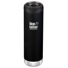 Термос Klean Kanteen Wide Café Cap 2.0, 1003329, черный, 592 мл цена и информация | Термосы, термокружки | pigu.lt