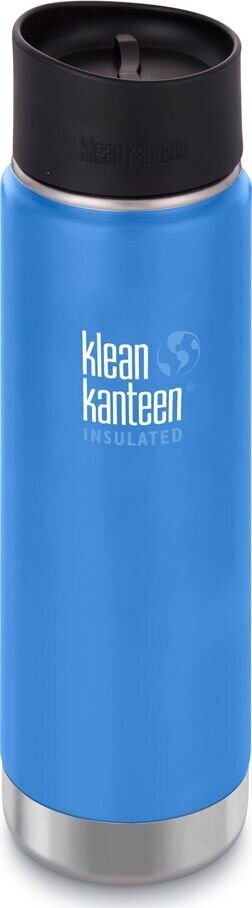 Termosas Klean Kanteen Wide Café Cap 2.0, 1003330, mėlynas, 592 ml цена и информация | Termosai, termopuodeliai | pigu.lt