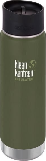 Termosas Klean Kanteen Wide Café Cap 2.0, 1003332, žalias, 592 ml цена и информация | Termosai, termopuodeliai | pigu.lt