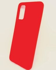 Чехол ALCANTARA для Samsung Galaxy 20S/RED цена и информация | Чехлы для телефонов | pigu.lt