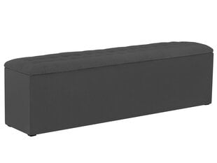 Пуф с вещевым ящиком Windsor and Co Nova 160, темно-серый цена и информация | Кресла-мешки и пуфы | pigu.lt