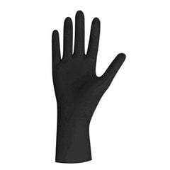 Vienkartinės latekso (lateksinės) pirštinės Unigloves Select Black (be pudros), juodos, S dydis, 100 vnt. kaina ir informacija | Pirmoji pagalba | pigu.lt
