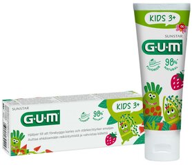 Dantų pasta Kids3+, 50 ml GUM® 3000 kaina ir informacija | Dantų šepetėliai, pastos | pigu.lt