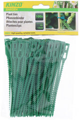 Крепежные зажимы для растений Kinzo, 100 шт., 13 см цена и информация | Садовые инструменты | pigu.lt