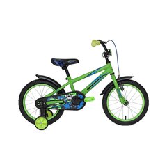Vaikiškas dviratis Cross Ultra Kidy, 16", žalias kaina ir informacija | Dviračiai | pigu.lt