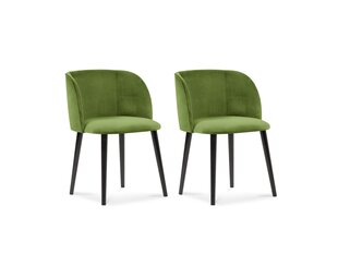 2-jų kėdžių komplektas Windsor and Co Aurora, žalias kaina ir informacija | Virtuvės ir valgomojo kėdės | pigu.lt