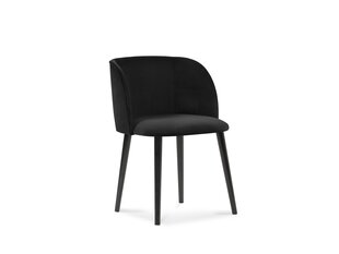 2-jų kėdžių komplektas Windsor and Co Aurora, juodas kaina ir informacija | Virtuvės ir valgomojo kėdės | pigu.lt