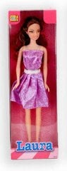 Lėlė Laura prabangia purpurine suknele kaina ir informacija | Žaislai mergaitėms | pigu.lt