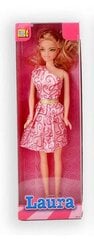Lėlė Laura prabangia rožine suknele kaina ir informacija | Žaislai mergaitėms | pigu.lt