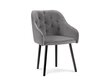 2-jų kėdžių komplektas Milo Casa Luisa, šviesiai pilkas kaina ir informacija | Virtuvės ir valgomojo kėdės | pigu.lt