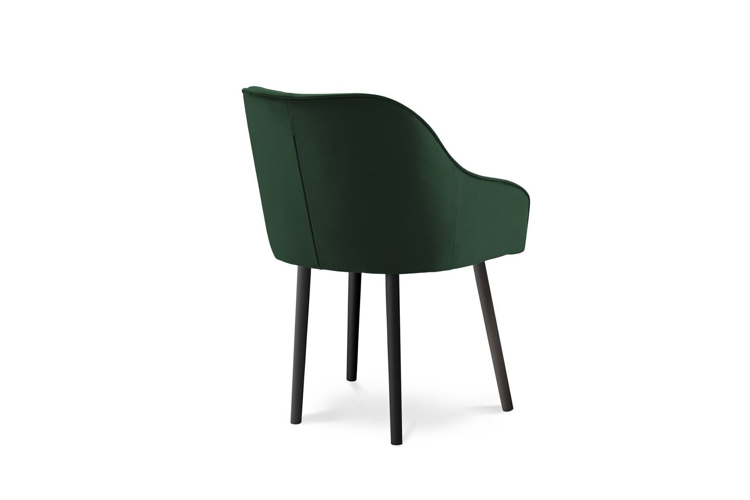 2-jų kėdžių komplektas Milo Casa Luisa, tamsiai žalias kaina ir informacija | Virtuvės ir valgomojo kėdės | pigu.lt