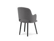 4-ių kėdžių komplektas Milo Casa Laelia, šviesiai pilkas kaina ir informacija | Virtuvės ir valgomojo kėdės | pigu.lt