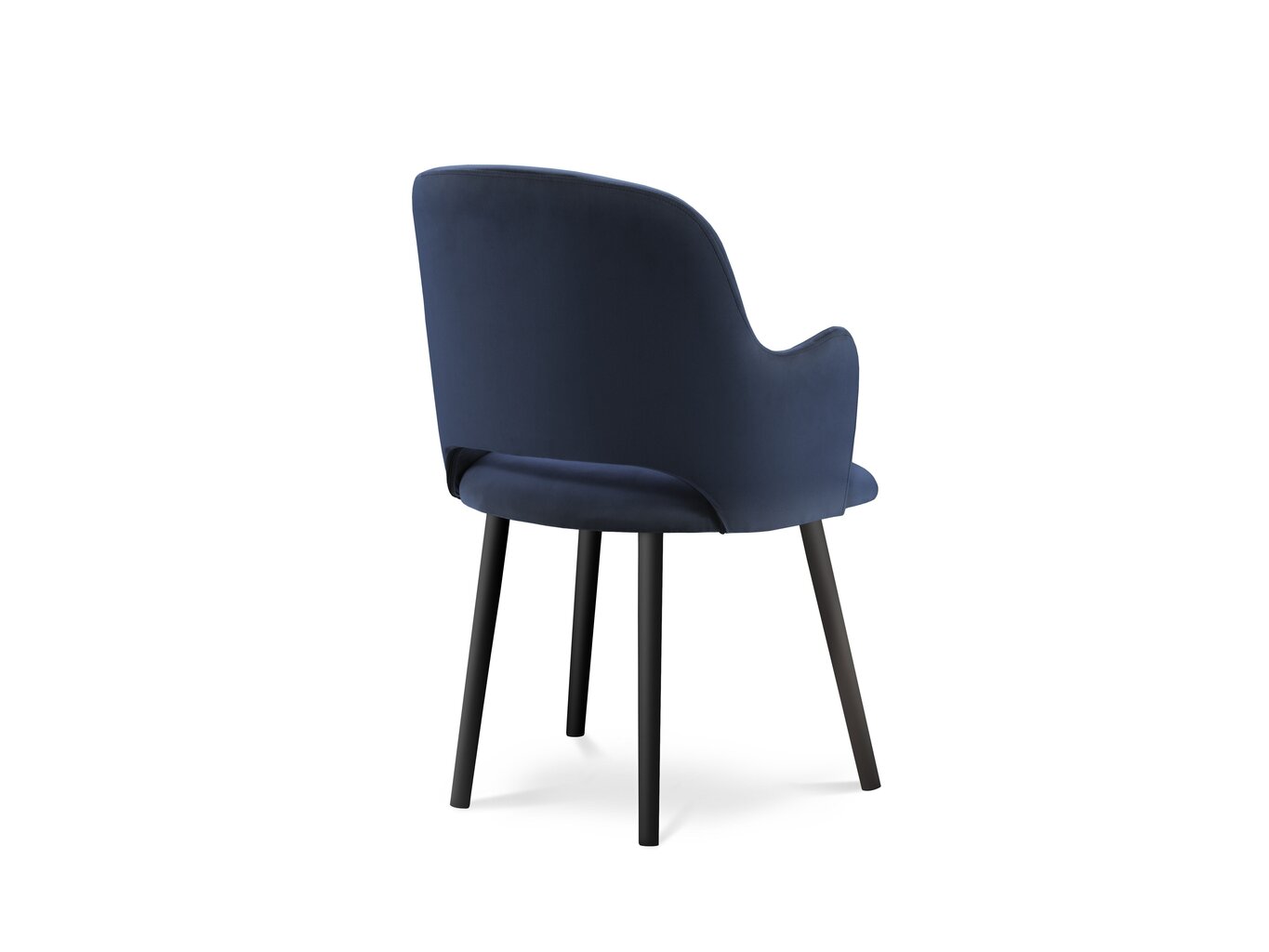 4-ių kėdžių komplektas Milo Casa Laelia, tamsiai mėlynas цена и информация | Virtuvės ir valgomojo kėdės | pigu.lt