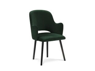 4-ių kėdžių komplektas Milo Casa Laelia, tamsiai žalias kaina ir informacija | Virtuvės ir valgomojo kėdės | pigu.lt