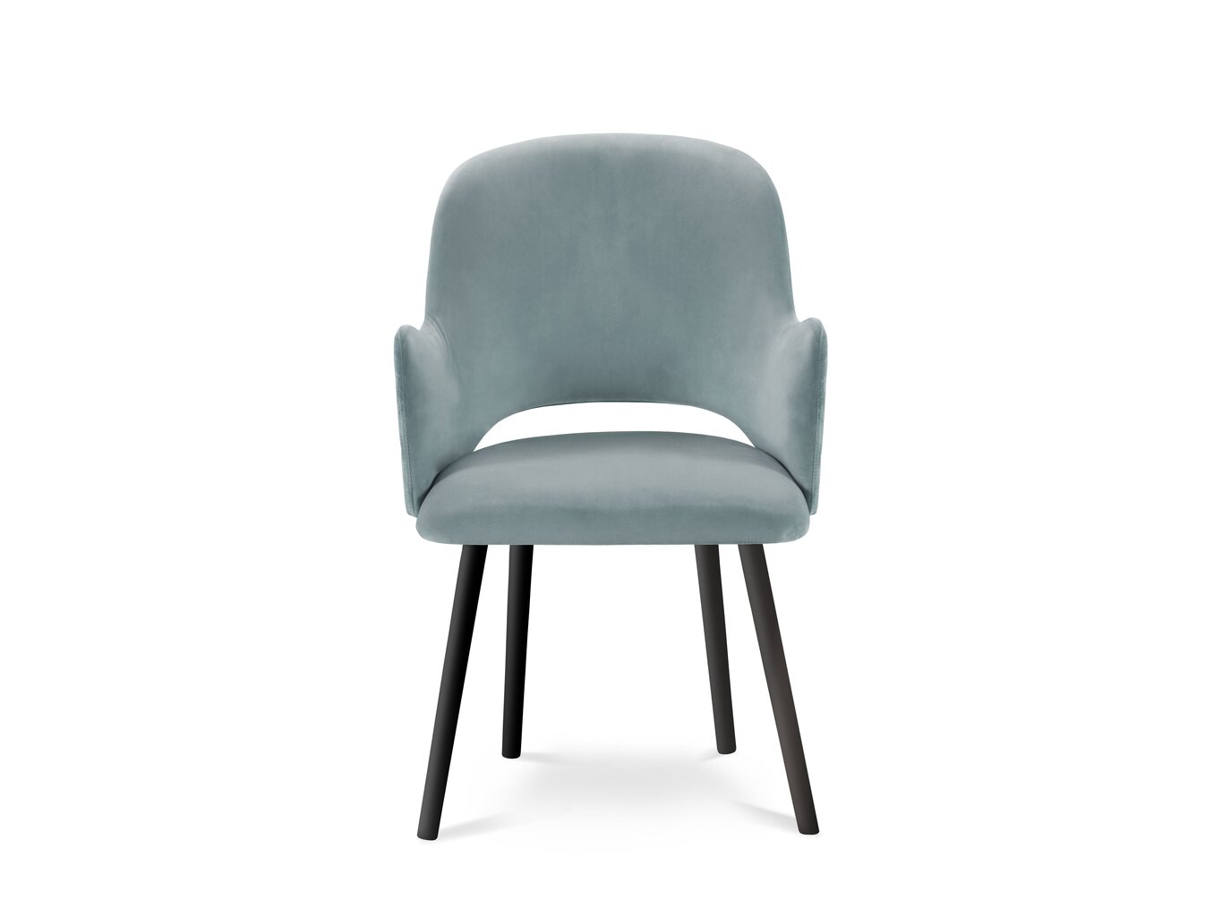 4-ių kėdžių komplektas Milo Casa Laelia, šviesiai mėlynas цена и информация | Virtuvės ir valgomojo kėdės | pigu.lt