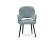 4-ių kėdžių komplektas Milo Casa Laelia, šviesiai mėlynas цена и информация | Virtuvės ir valgomojo kėdės | pigu.lt