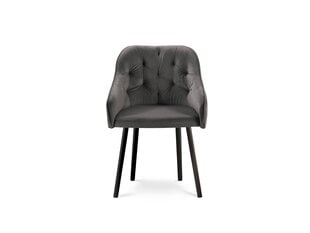Kėdė Milo Casa Luisa, tamsiai pilka kaina ir informacija | Virtuvės ir valgomojo kėdės | pigu.lt