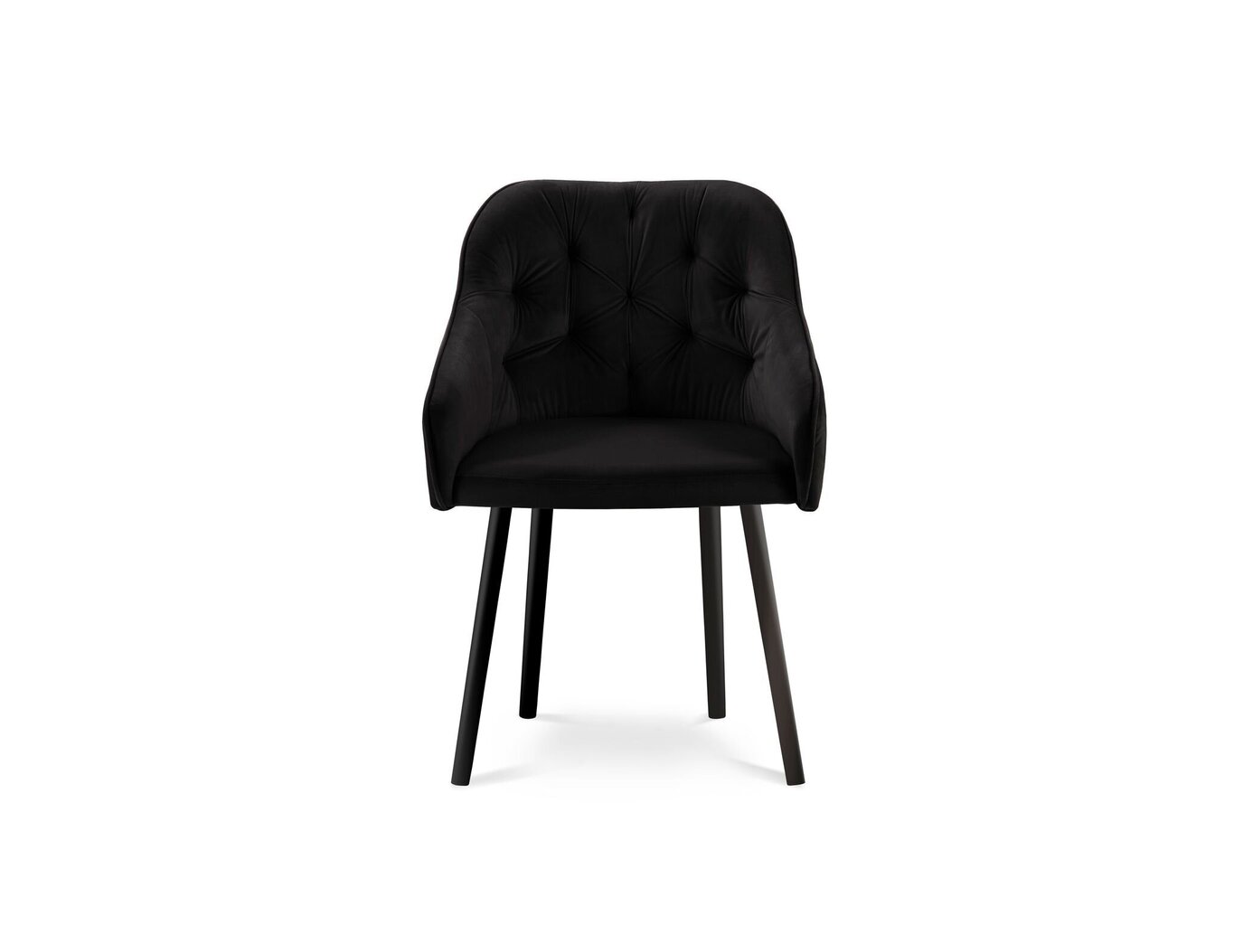 Kėdė Milo Casa Luisa, juoda kaina ir informacija | Virtuvės ir valgomojo kėdės | pigu.lt