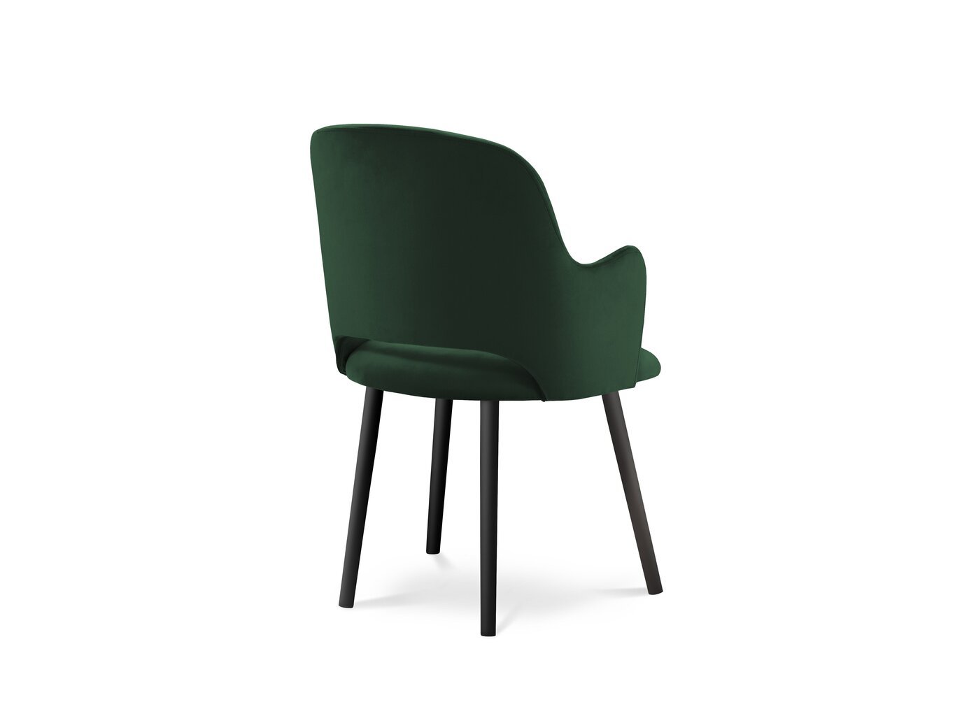 Kėdė Milo Casa Laelia, tamsiai žalia kaina ir informacija | Virtuvės ir valgomojo kėdės | pigu.lt