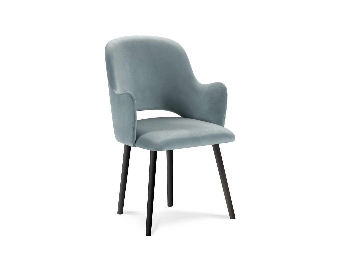 Kėdė Milo Casa Laelia, šviesiai mėlyna kaina ir informacija | Virtuvės ir valgomojo kėdės | pigu.lt