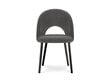 4-ių kėdžių komplektas Milo Casa Lucia, tamsiai pilkas kaina ir informacija | Virtuvės ir valgomojo kėdės | pigu.lt