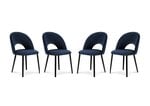 4-ių kėdžių komplektas Milo Casa Lucia, ryškiai mėlynas