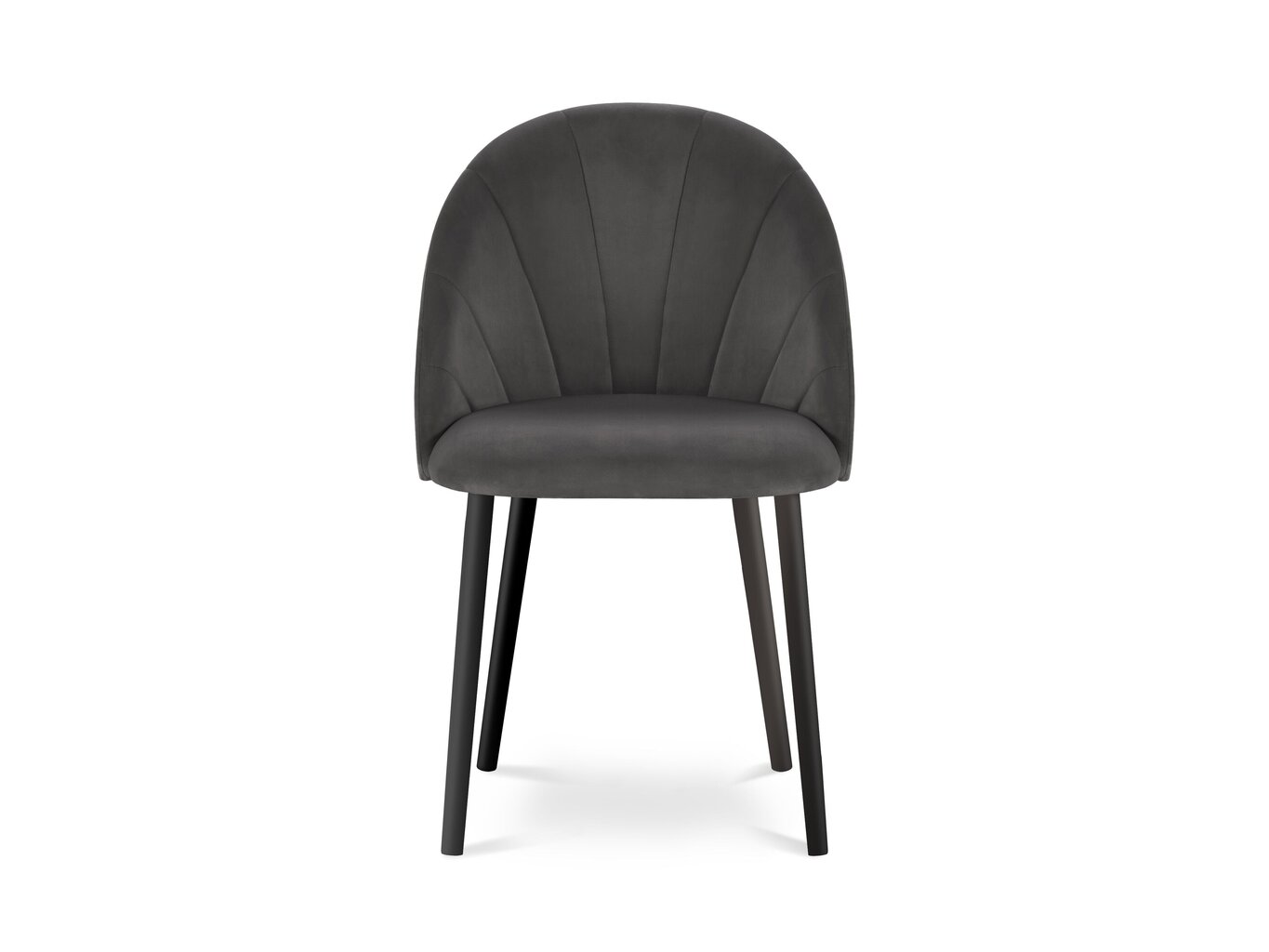Kėdė Milo Casa Livia, tamsiai pilka kaina ir informacija | Virtuvės ir valgomojo kėdės | pigu.lt