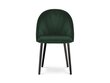 Kėdė Milo Casa Livia, tamsiai žalia kaina ir informacija | Virtuvės ir valgomojo kėdės | pigu.lt
