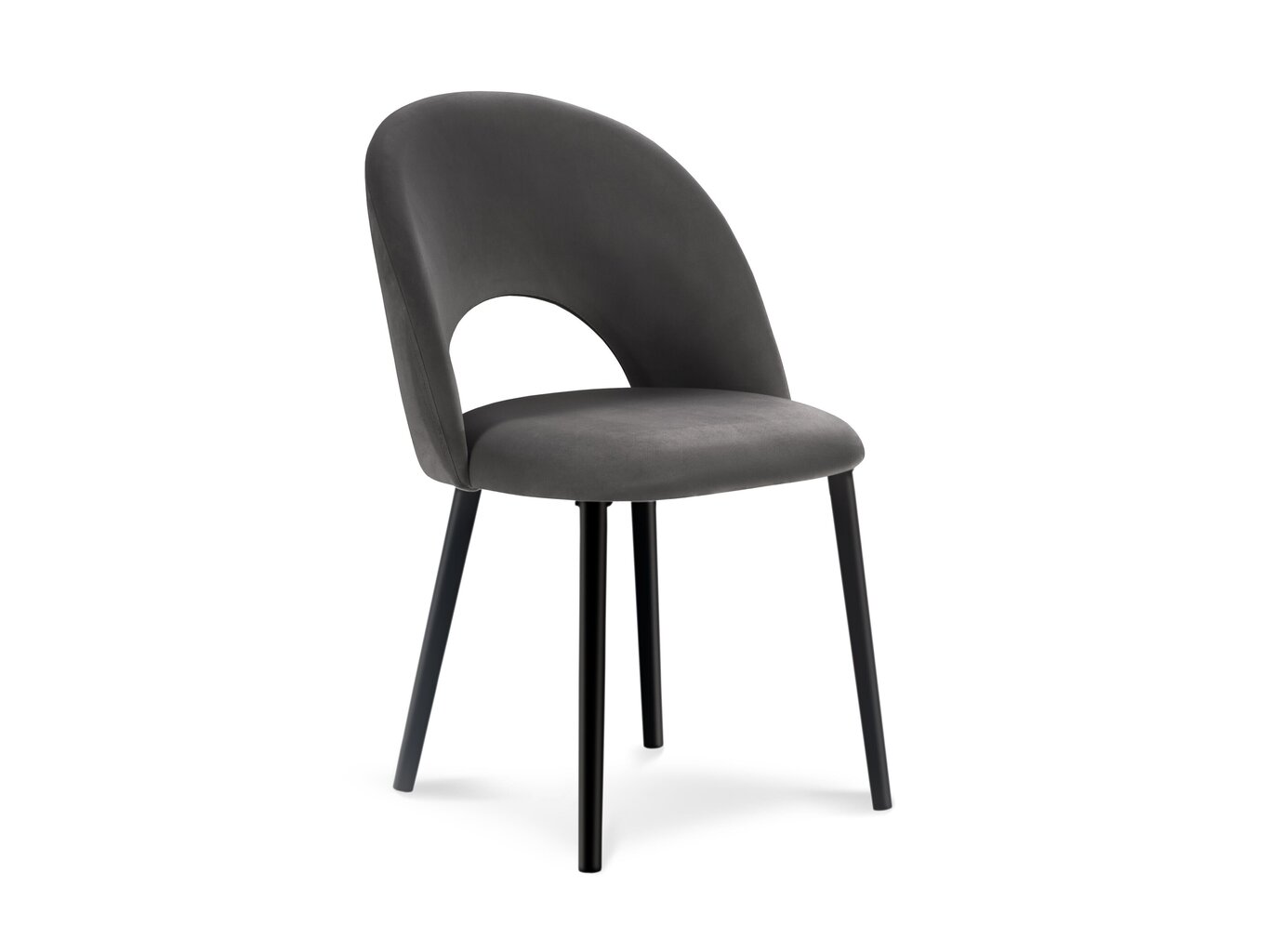 Kėdė Milo Casa Lucia, tamsiai pilka kaina ir informacija | Virtuvės ir valgomojo kėdės | pigu.lt