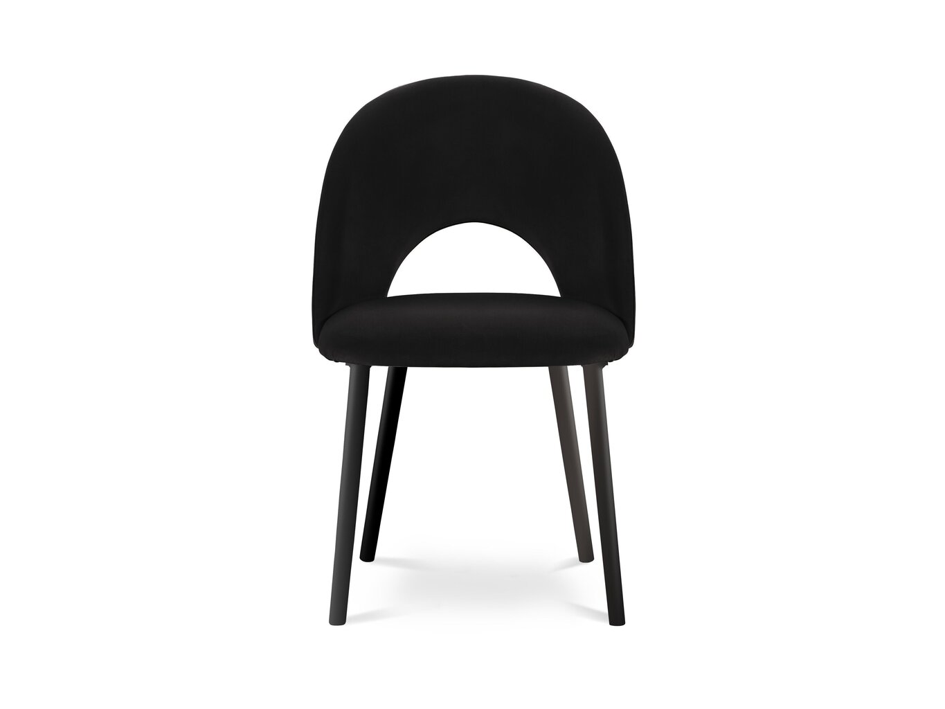 Kėdė Milo Casa Lucia, juoda kaina ir informacija | Virtuvės ir valgomojo kėdės | pigu.lt