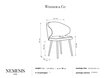 Kėdė Windsor and Co Nemesis, rožinė kaina ir informacija | Virtuvės ir valgomojo kėdės | pigu.lt