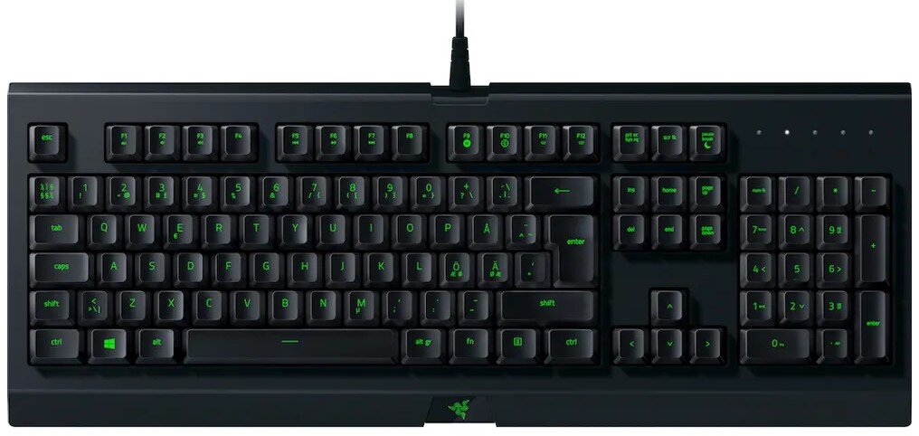 Laidinė klaviatūra Razer Cynosa Lite, juoda цена и информация | Klaviatūros | pigu.lt