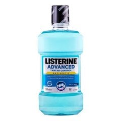 Burnos skalavimo skystis Listerine Advanced Tartar Control Mouthwash, 500ml цена и информация | Зубные щетки, пасты | pigu.lt