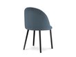 2-jų kėdžių komplektas Milo Casa Livia, mėlynas kaina ir informacija | Virtuvės ir valgomojo kėdės | pigu.lt