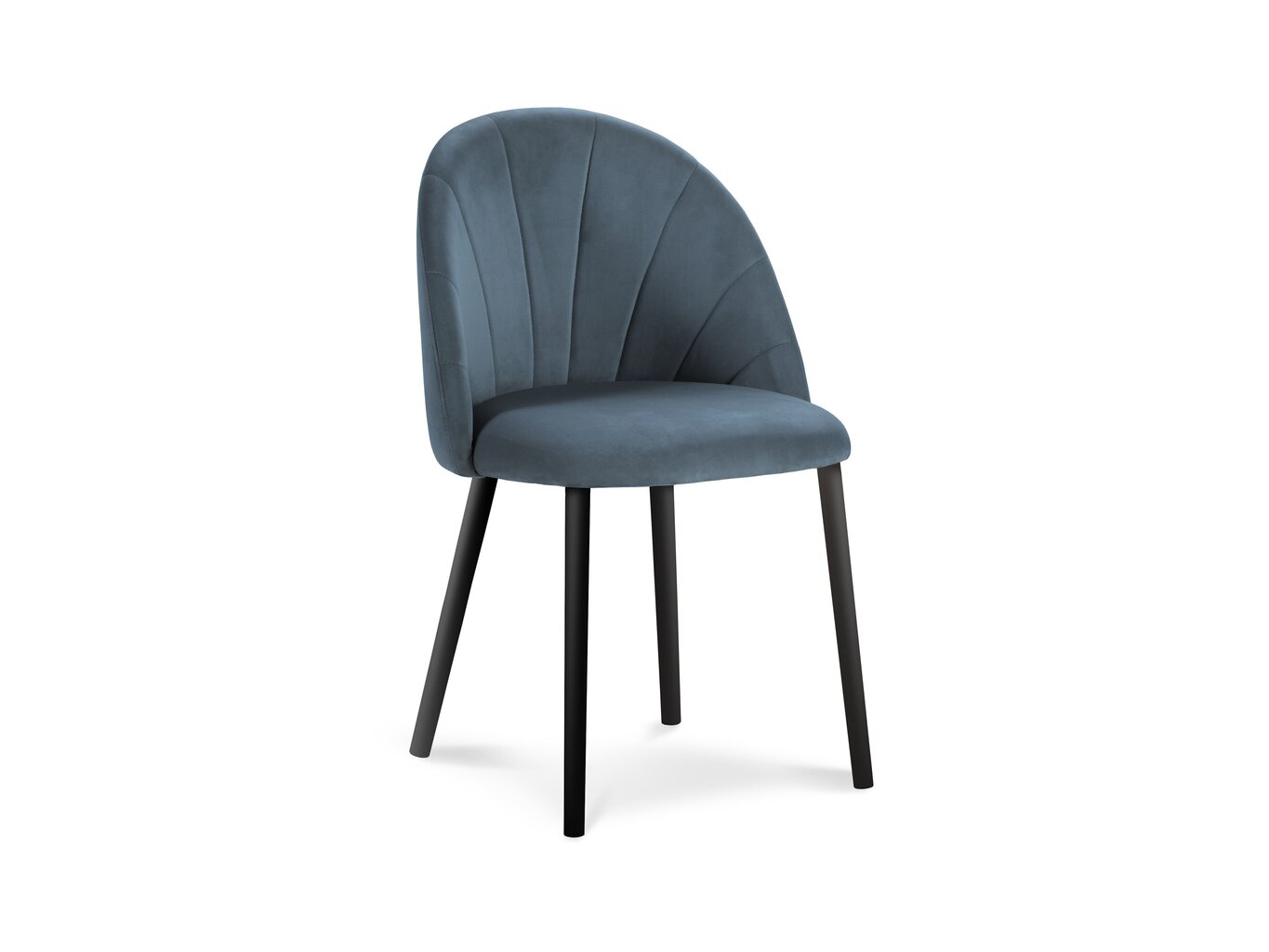 2-jų kėdžių komplektas Milo Casa Livia, mėlynas kaina ir informacija | Virtuvės ir valgomojo kėdės | pigu.lt