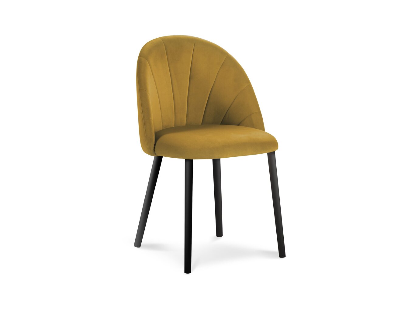 2-jų kėdžių komplektas Milo Casa Livia, geltonas kaina ir informacija | Virtuvės ir valgomojo kėdės | pigu.lt