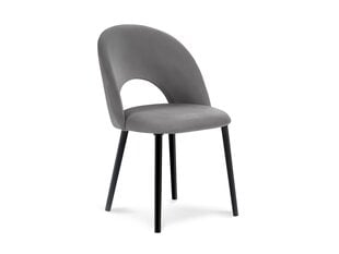 2-jų kėdžių komplektas Milo Casa Lucia, šviesiai pilkas kaina ir informacija | Virtuvės ir valgomojo kėdės | pigu.lt