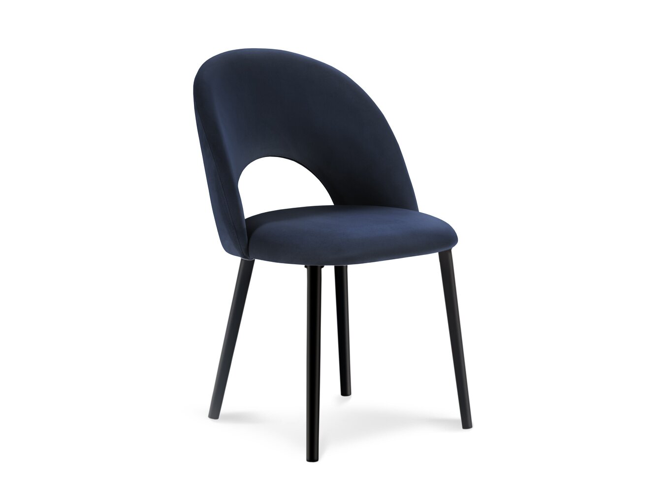 2-jų kėdžių komplektas Milo Casa Lucia, tamsiai mėlynas kaina ir informacija | Virtuvės ir valgomojo kėdės | pigu.lt