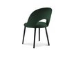 2-jų kėdžių komplektas Milo Casa Lucia, tamsiai žalias цена и информация | Virtuvės ir valgomojo kėdės | pigu.lt