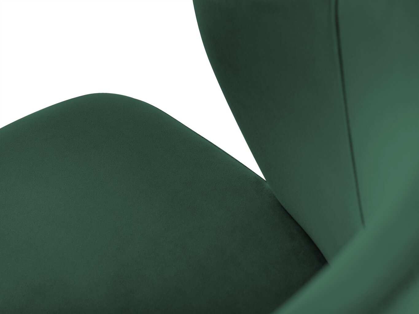 4-ių kėdžių komplektas Windsor and Co Elpis, tamsiai žalias kaina ir informacija | Virtuvės ir valgomojo kėdės | pigu.lt