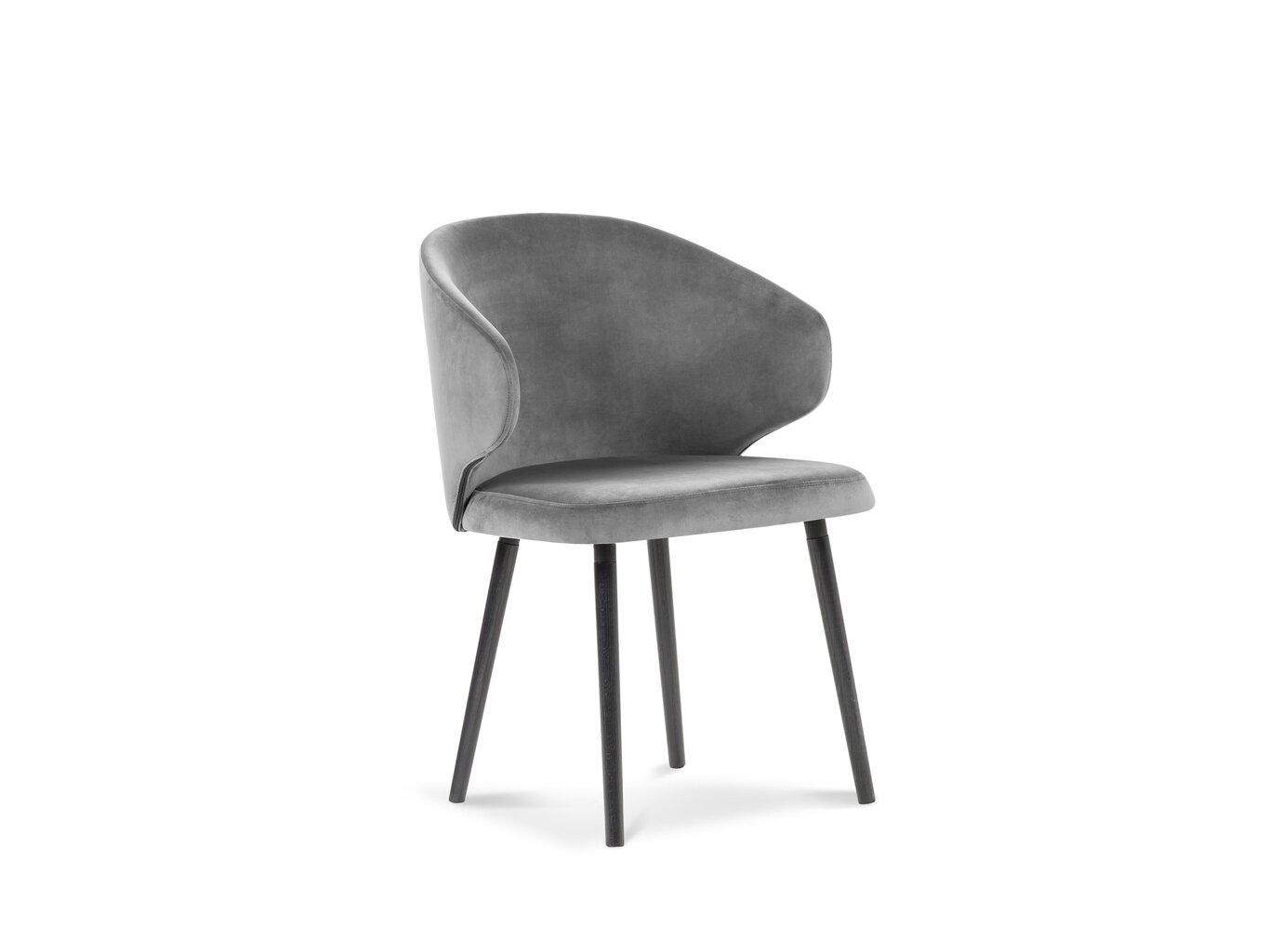 4-ių kėdžių komplektas Windsor and Co Nemesis, pilkas kaina ir informacija | Virtuvės ir valgomojo kėdės | pigu.lt