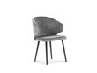 4-ių kėdžių komplektas Windsor and Co Nemesis, pilkas kaina ir informacija | Virtuvės ir valgomojo kėdės | pigu.lt