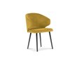 4-ių kėdžių komplektas Windsor and Co Nemesis, geltonas kaina ir informacija | Virtuvės ir valgomojo kėdės | pigu.lt