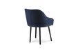 4-ių kėdžių komplektas Milo Casa Luisa, tamsiai mėlynas kaina ir informacija | Virtuvės ir valgomojo kėdės | pigu.lt